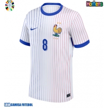 Camisa de Futebol França Aurelien Tchouameni #8 Equipamento Secundário Europeu 2024 Manga Curta
